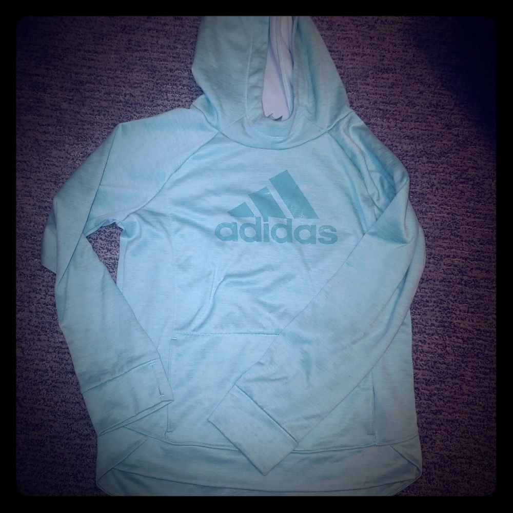 Baby Blue adidas hoodie